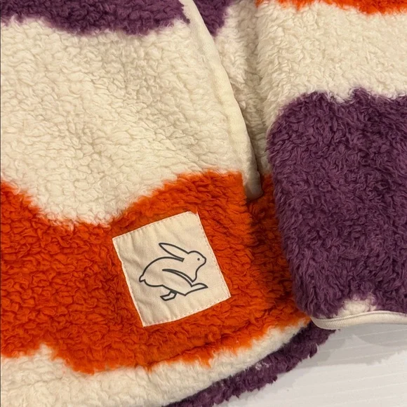 Rabbit zip fleece pullover Womens Size Small - Picture 7 of 8